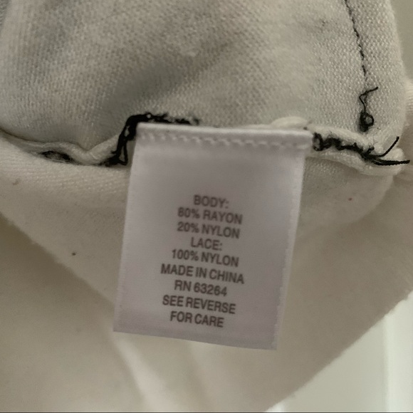 White with black lace sweater - Picture 5 of 6